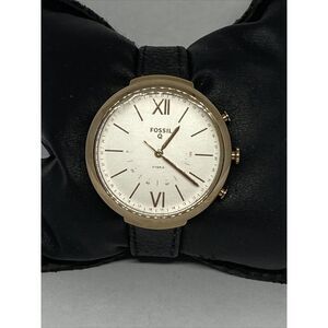 Fossil Hybrid FTW5023 Womens Black Leather Analog Dial Genuine Smart Watch CM625